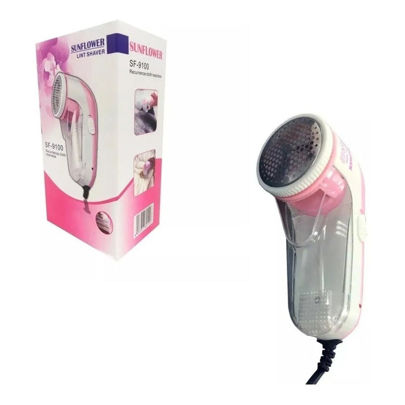 Quita Pelusa Electrico Sacapelusa Quita Pelotitas Rosa Claro