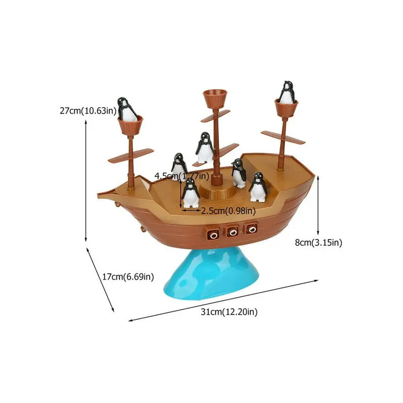 Barco De Pingüinos Juego De Equilibrio