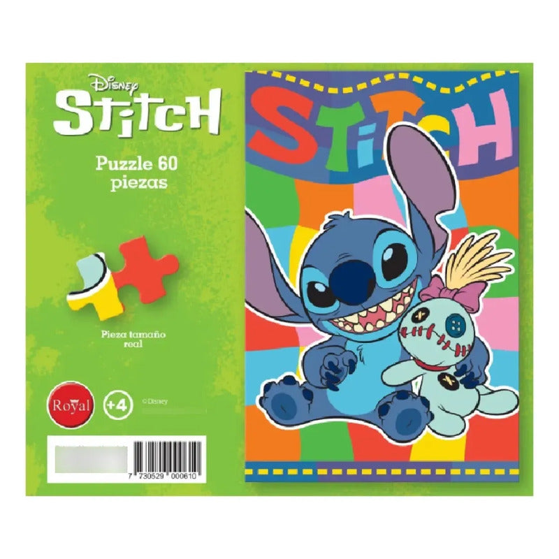 Puzzle Stitch 60 Piezas Royal Rompecabezas Disney
