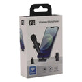 Microfono Solapero Inalámbrico Para Celular C/ Puerto Tipo C Negro