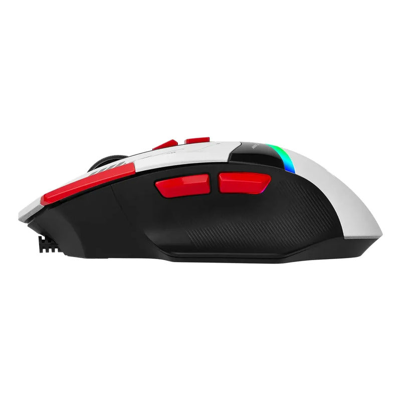 Mouse Gamer Xtrike Me Gm-323 Rgb Multicolor Blanco