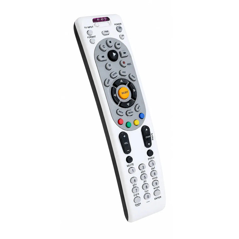 Control Remoto Compatible Con Directv, Tv, Canalera, Audio. Blanco