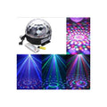 Media Esfera Audioritmica Con Luz Led Y Parlante. Gran Canal