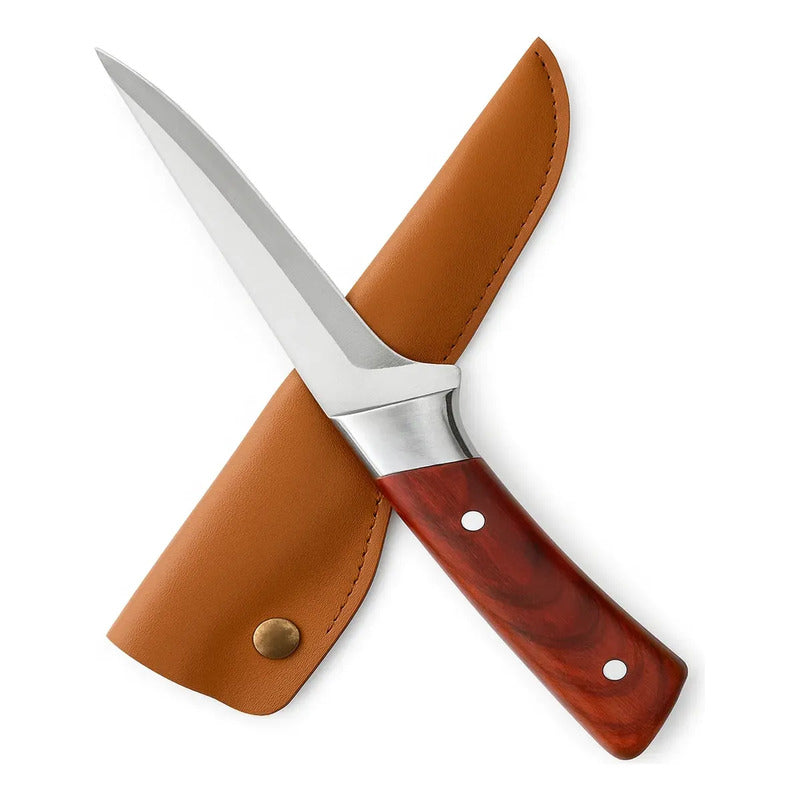 Cuchillo Largo Deshuesador Acero Inoxidable Cocina Plateado