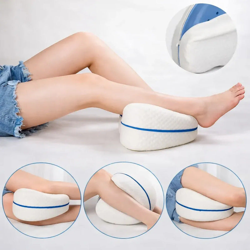 Almohada Para Piernas Viscoelástica Comfort Pillow Blanco