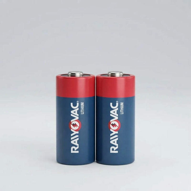 Pila 123a Rayovac Lithium Cilíndrica Blister X 2 Unidades