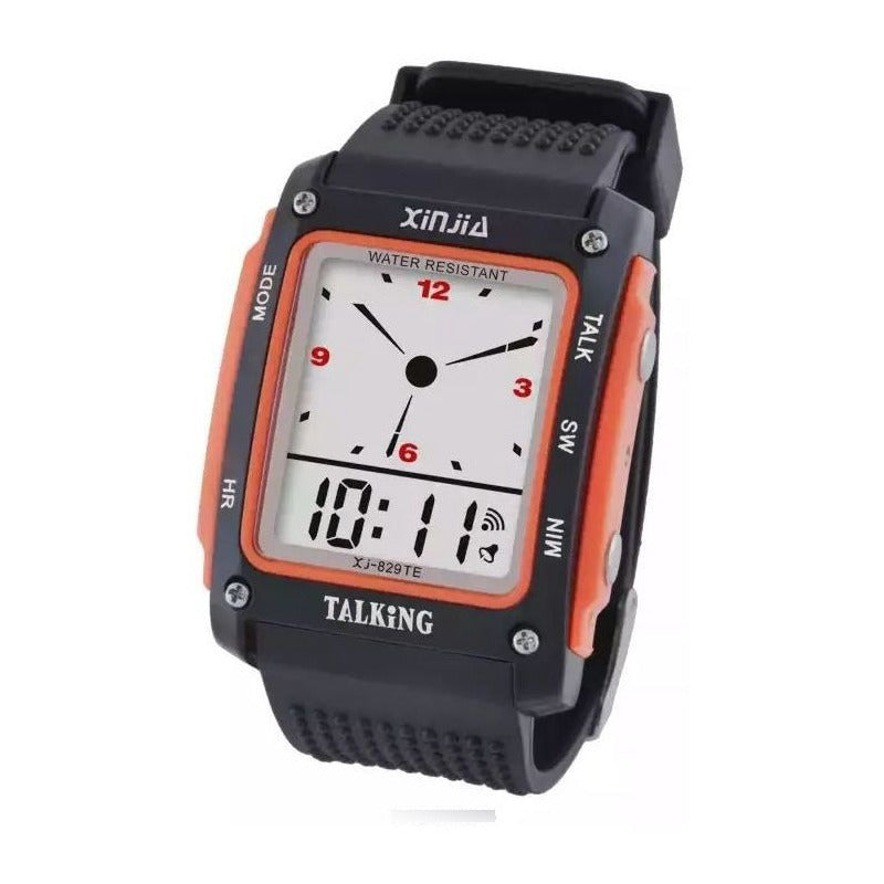 Reloj Parlante Ideal Para No Videntes. Gran Canal  Negro