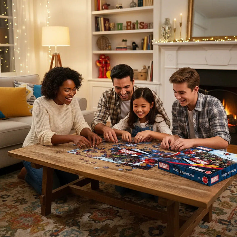 Juego De Mesa Puzzle Marvel 200 Piezas