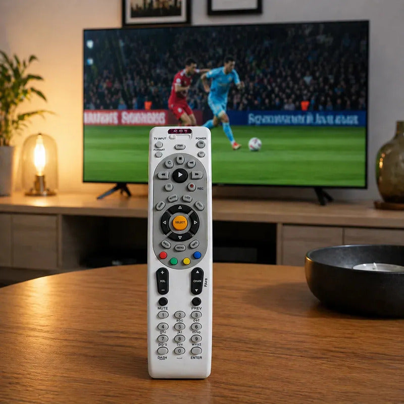 Control Remoto Compatible Con Directv, Tv, Canalera, Audio. Blanco