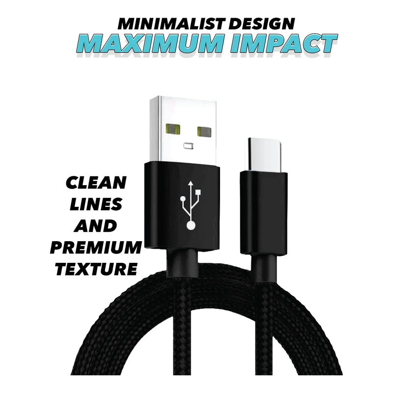 Cable Usb A Usb C Mallado De 3 Metros Ennotek Carga Y Datos Surtido