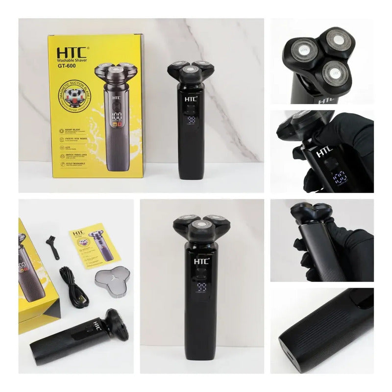 Maquina De Afeitar Htc Gt 600 Afeitadora Recargable Negro