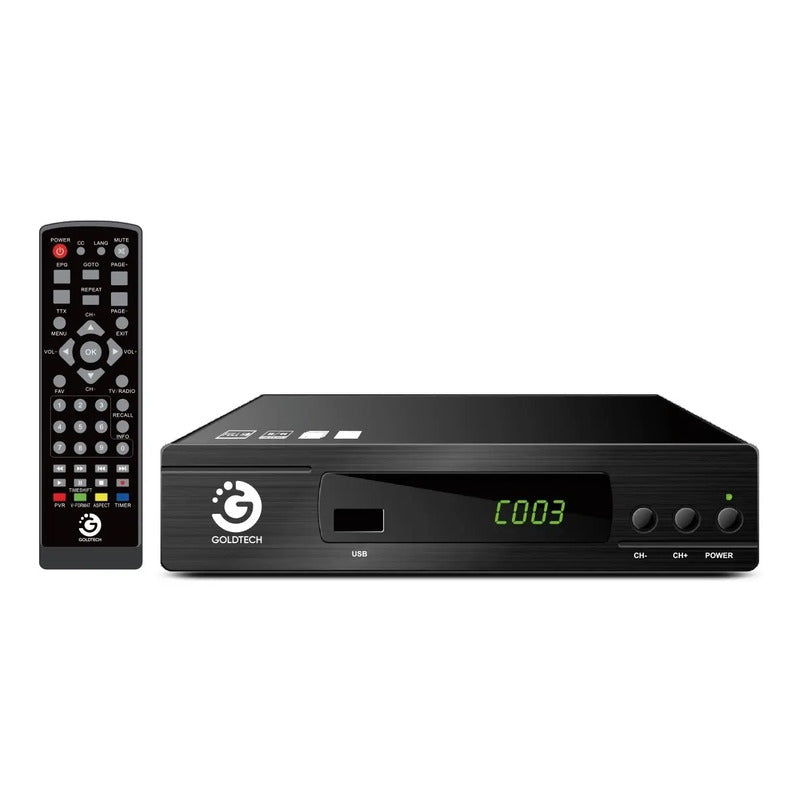 Sintonizador Digital De Tv Goldtech Negro