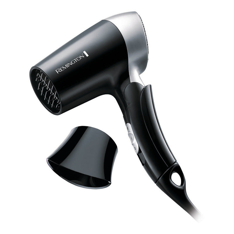 Secador Remington D2400. Mango Plegable. Gran Canal  Negro