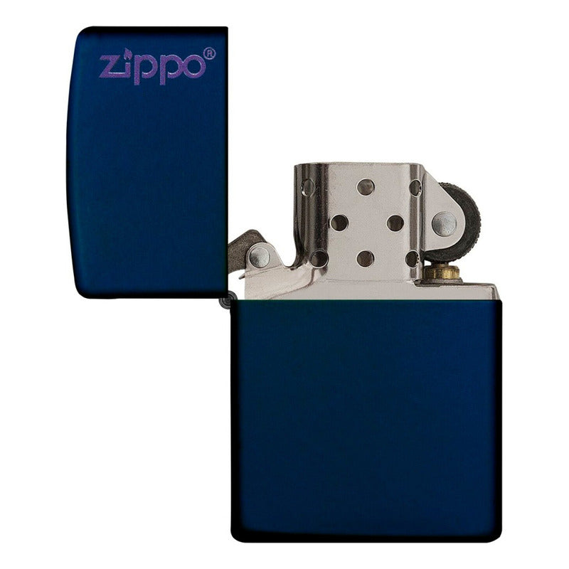 Encendedor Zippo Original Serie 239zl. Azul Mate. Gran Canal
