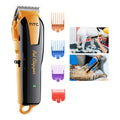 Cortapelo Htc Mascotas Perro Gato Con Accesorios. Recargable Naranja/negro