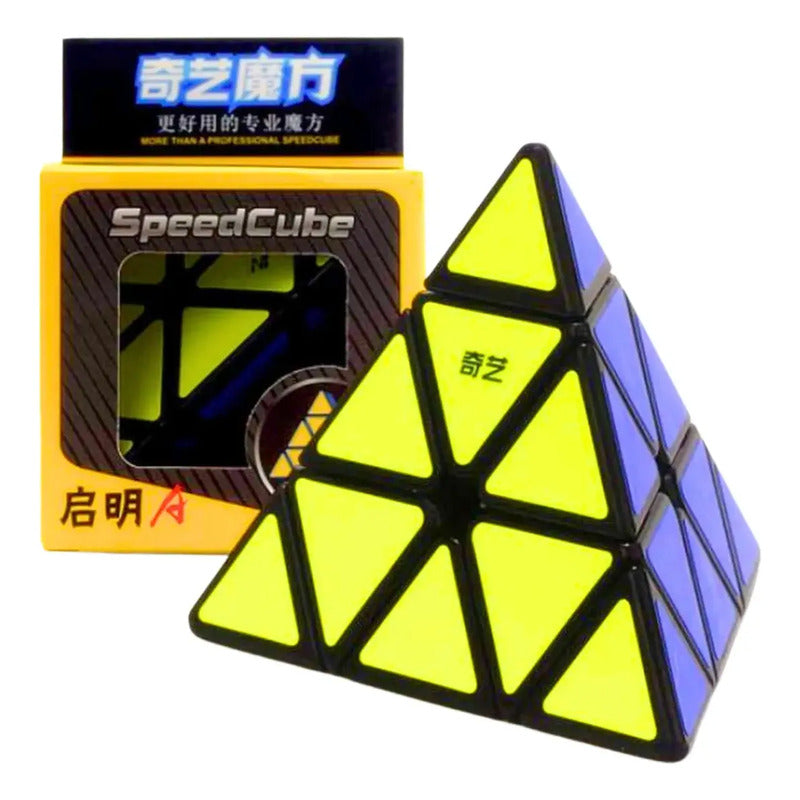 Cubo Mágico Moyu Pyraminx 3x3x3 Puzzle Piramide Desafío Negro