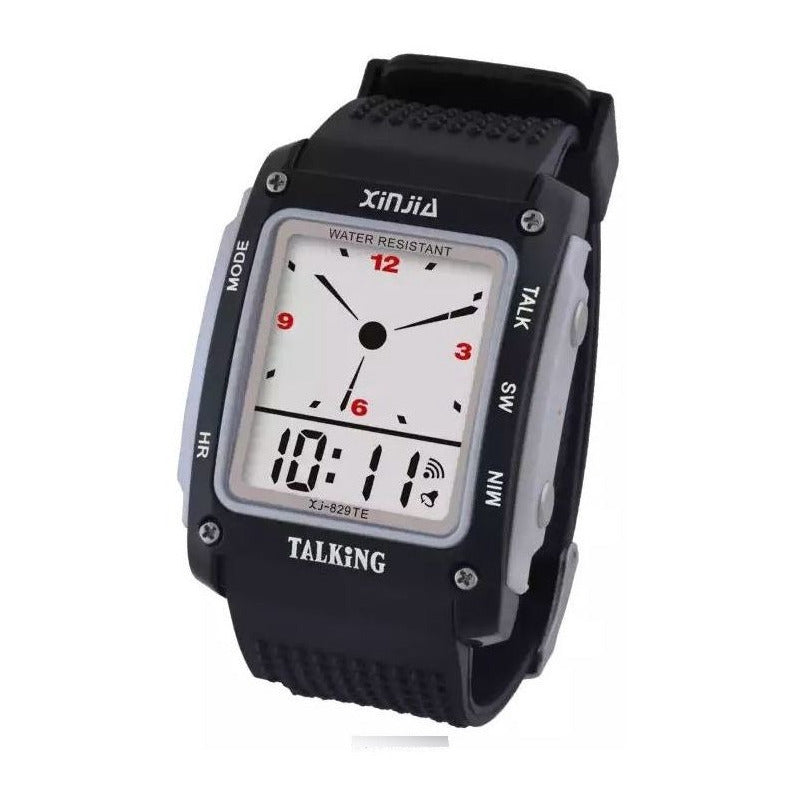 Reloj Parlante Ideal Para No Videntes. Gran Canal  Negro