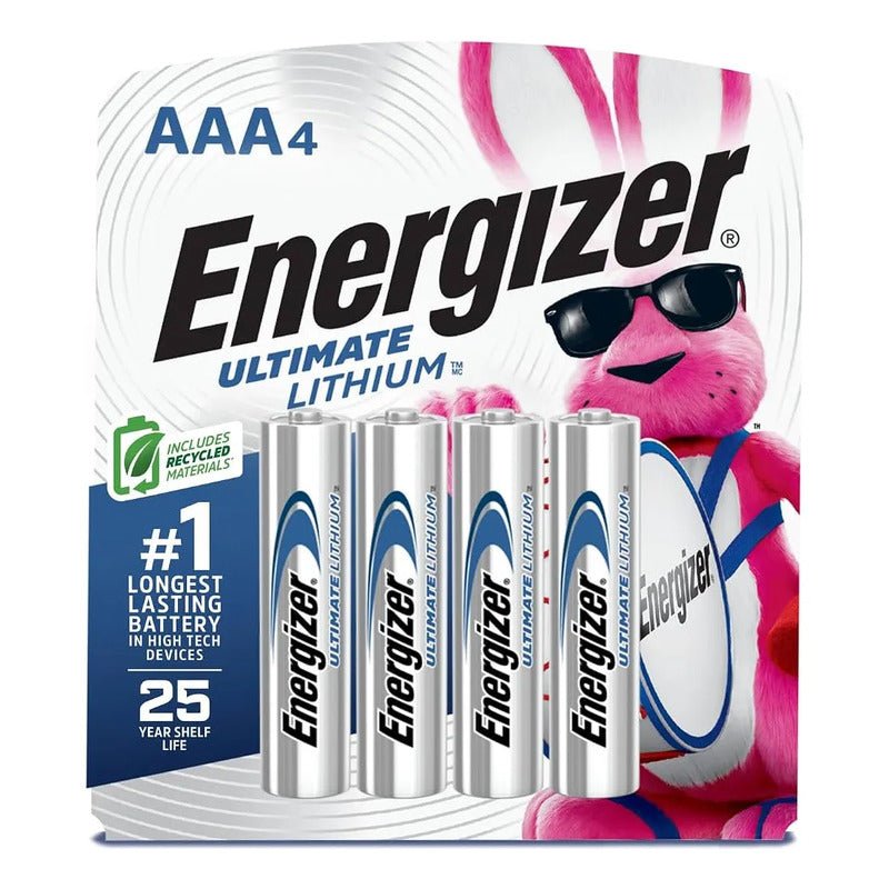 Pila Energizer Aaa Ultimate Lithium X 4 Litio Ultra Duracion