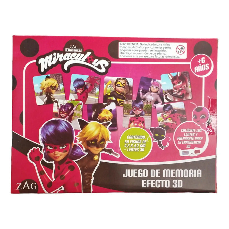 Juego De Memoria Miraculous Lady Bug. Gran Canal