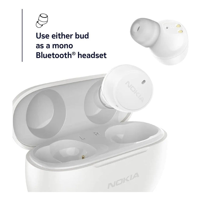 Auricular Bluetooth Nokia Tws 521 Blanco