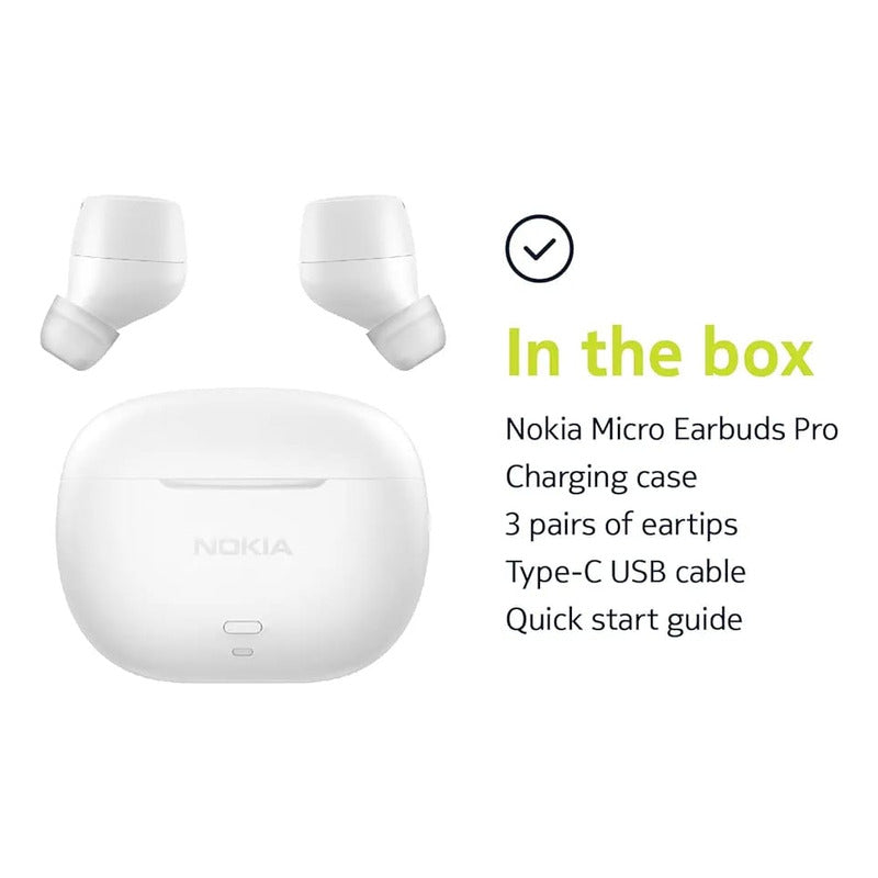 Auricular Bluetooth Nokia Tws 521 Blanco