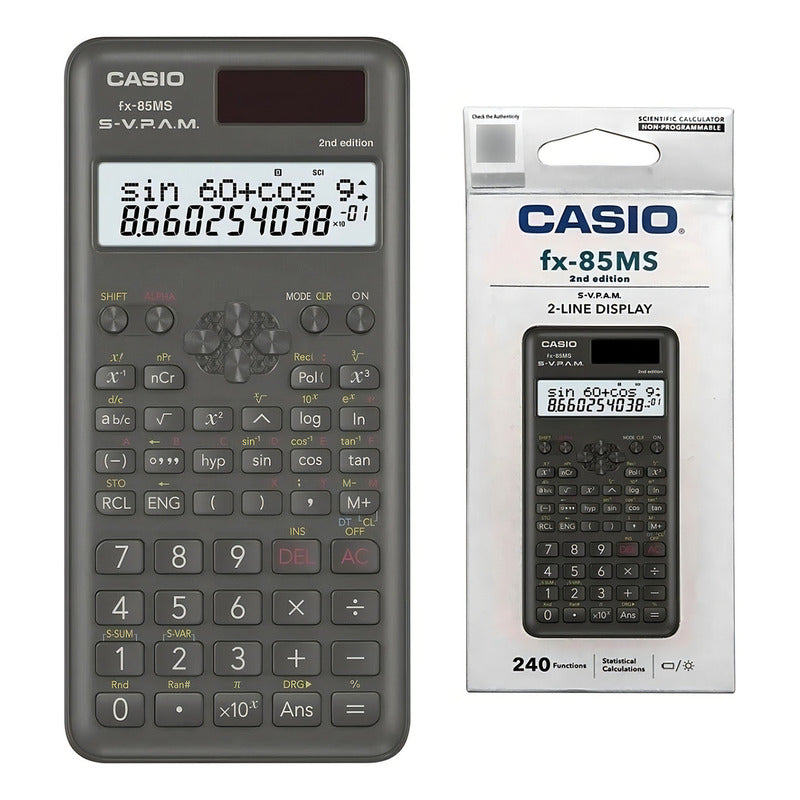 Calculadora Casio Fx-85ms 2° Edición Científica Negro