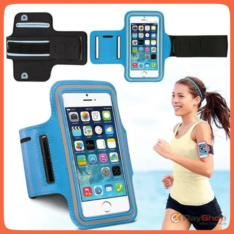 Porta Celular Para Correr. Gran Canal.  Celeste