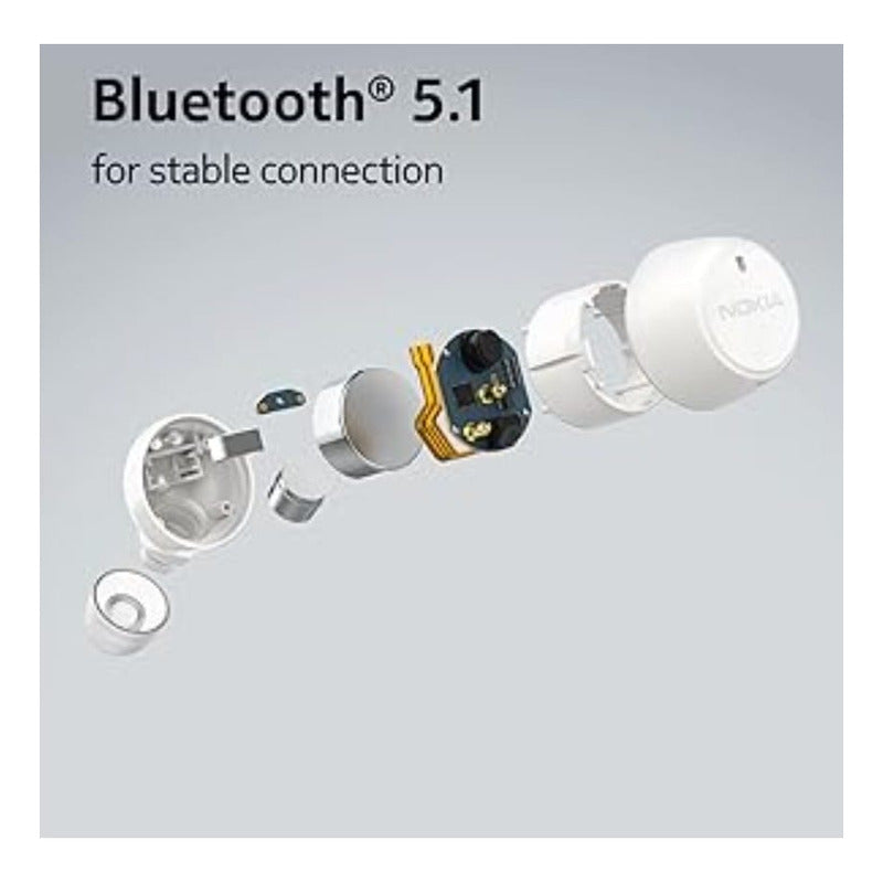 Auricular Bluetooth Nokia Tws 521 Blanco