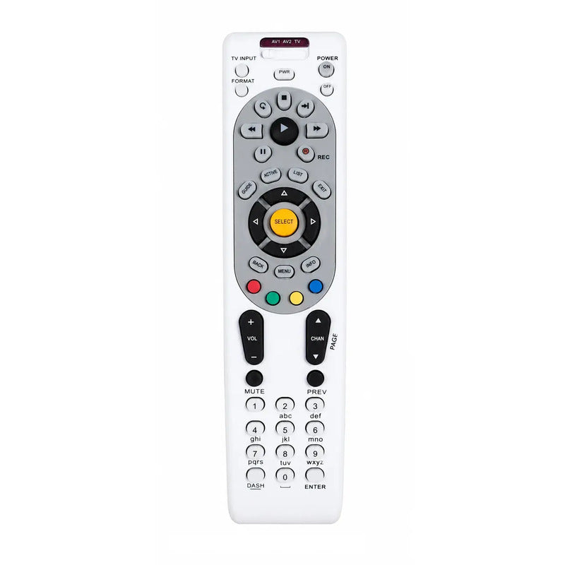 Control Remoto Compatible Con Directv, Tv, Canalera, Audio. Blanco