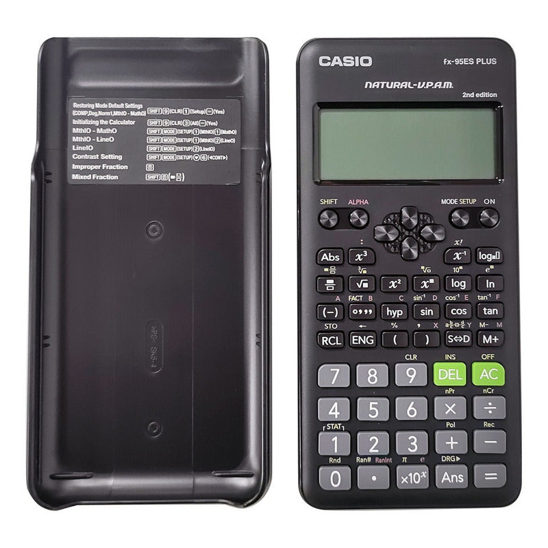 Calculadora Científica Casio Fx-95es Plus 2nd Edition.  Negro
