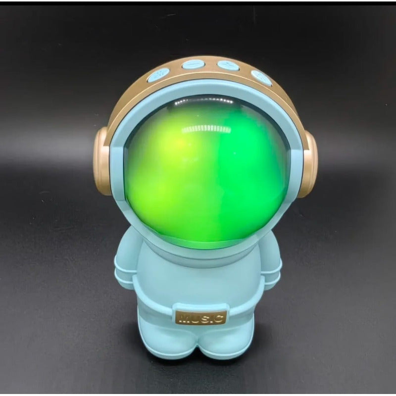 Parlante Astronauta Bluetooth, Mp3, Radio Fm Celeste