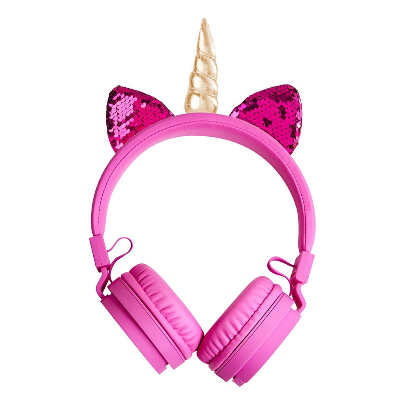 Auricular Infantil Bluetooth Unicornio  Rosa