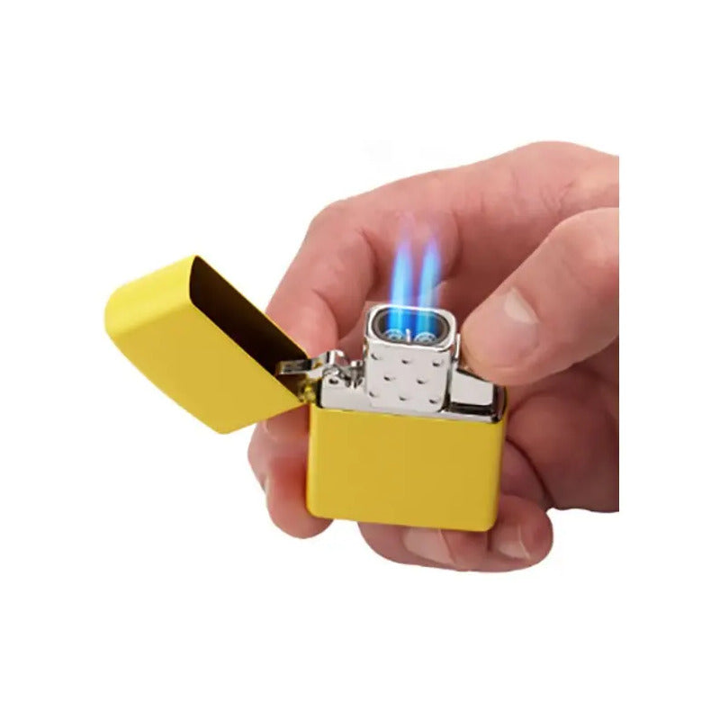 Zippo Inserto Doble Llama A Gas Butano. Gran Canal