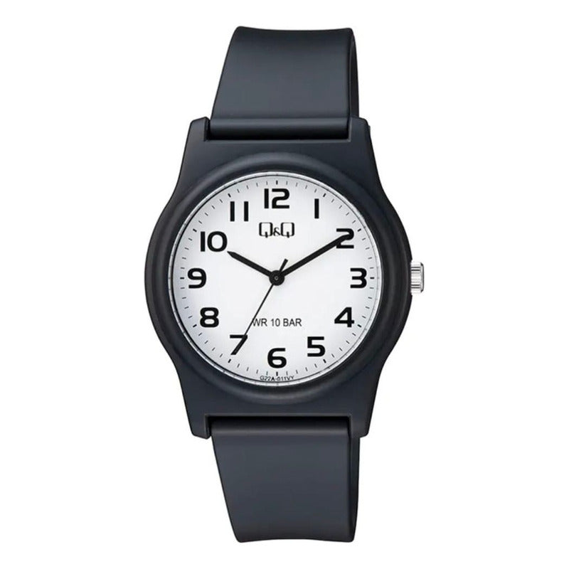 Reloj Qyq Pvc G22a011vy Negro Blanco