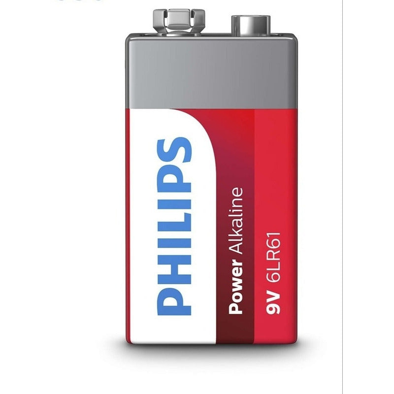 Pila, Batería Alcalina 9 V Philips. Gran Canal