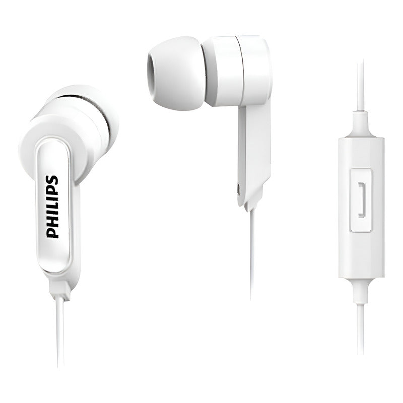 Auricular Philips Manos Libres She1405 Blanco