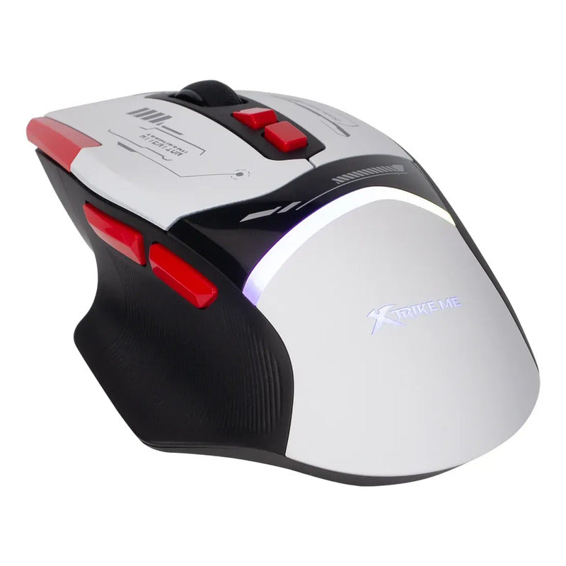 Mouse Gamer Xtrike Me Gm-323 Rgb Multicolor Blanco