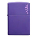 Encendedor Zippo Original Violeta Con Logo 237zl Lila