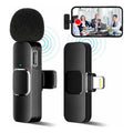 Microfono Inalambrico Solapero K8 iPhone Android Negro