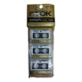 Micro Cassette Tdk 60 Minutos Pack De 3 Unidades.