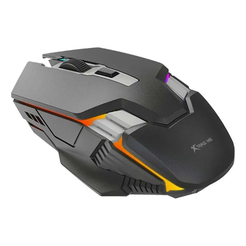 Mouse Alambrico Gamer Xtrike Me Rgb 3600 Dpi Sensor Optico Negro