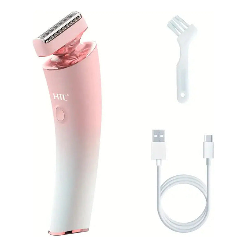 Depiladora Afeitadora Inalambrica Htc Recargable Usb Mujer