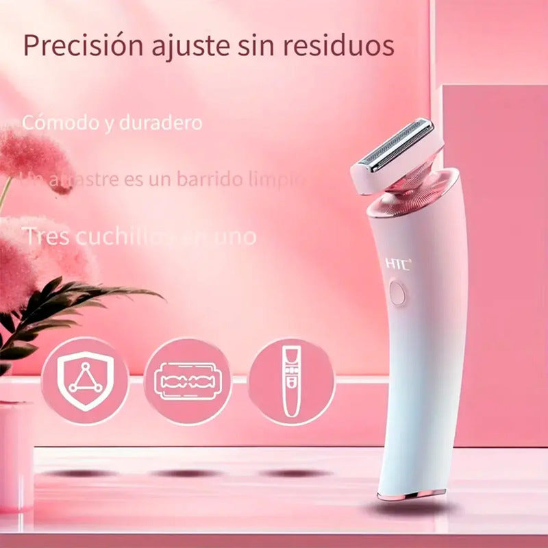 Depiladora Afeitadora Inalambrica Htc Recargable Usb Mujer