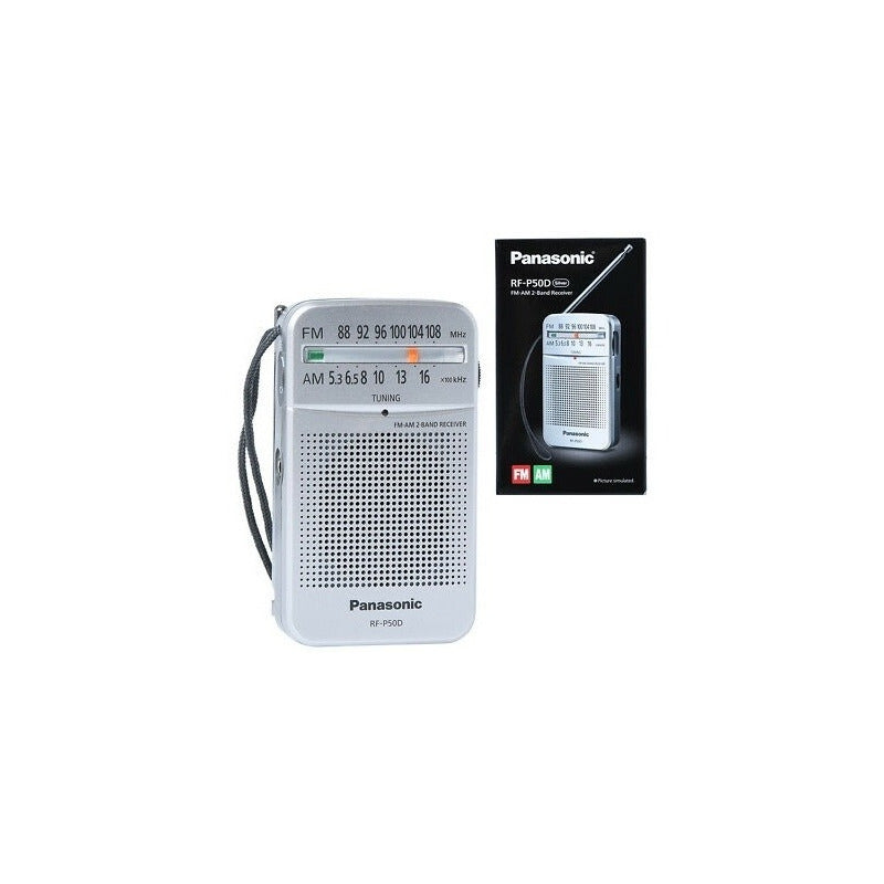 Radio Panasonic Rf-p50d. Am-fm A Pila. Gran Canal
