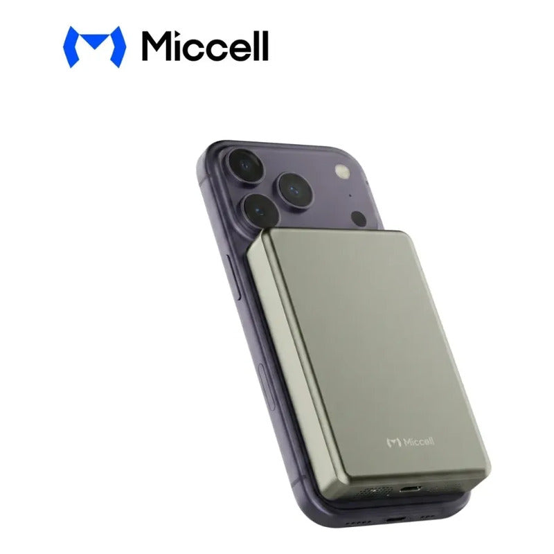 Power Bank Miccell 10000mah P31 Magsafe Magnetico 20w