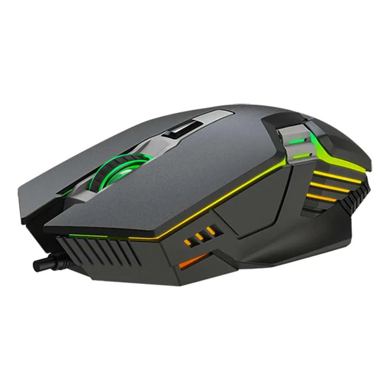 Mouse Alambrico Gamer Xtrike Me Rgb 3600 Dpi Sensor Optico Negro