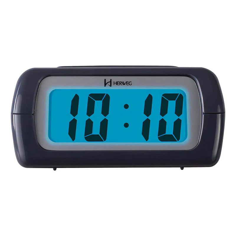 Despertador Digital Quarzo Herweg 2981 024 Gris Gris