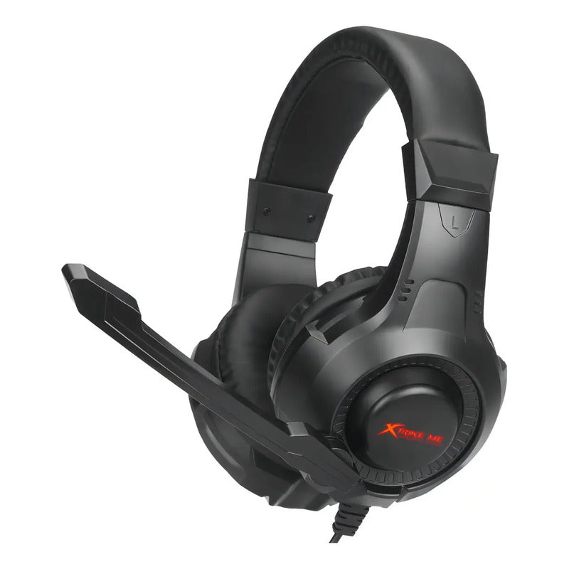 Auriculares Gamer Xtrike Me Hp-311 Negro Con Micrófono Negro
