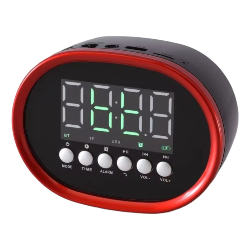 Radio Reloj Cmik Mk 204 Bluetooth Negro