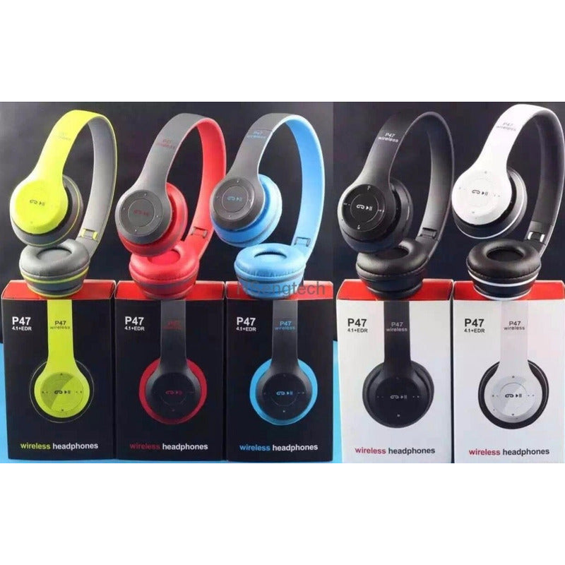 Auricular Bluetooth, Mp3, Fm P47